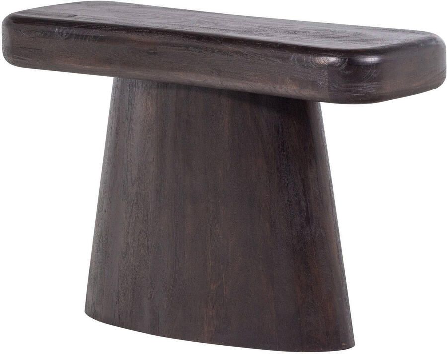 WOOOD | Amco sidetable mango hout zwart | Woonkamertafels | Wandtafel