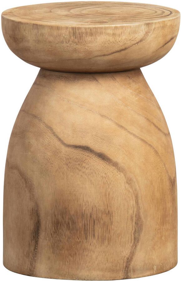 WOOOD | Bink Kruk Hout Naturel 40xØ28cm | Woonaccessoires | Krukje - Foto 3
