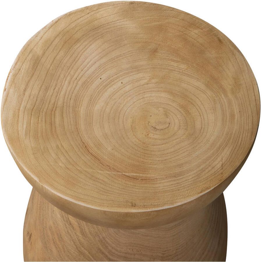 WOOOD | Bink Kruk Hout Naturel 40xØ28cm | Woonaccessoires | Krukje