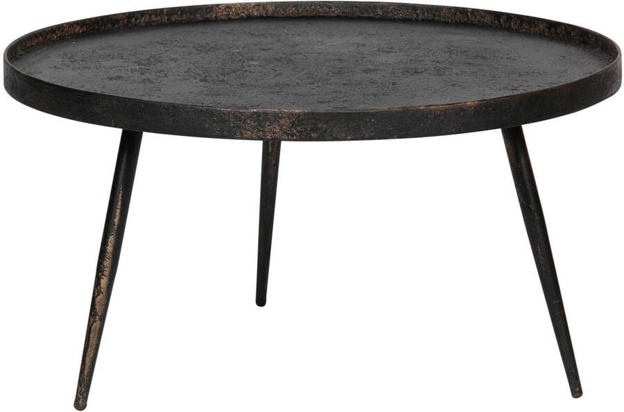 BePureHome | Bounds Bijzettafel Xl Hout metaal Antique Goud 40xØ76 | Woonkamertafels | Bijzettafel - Foto 3