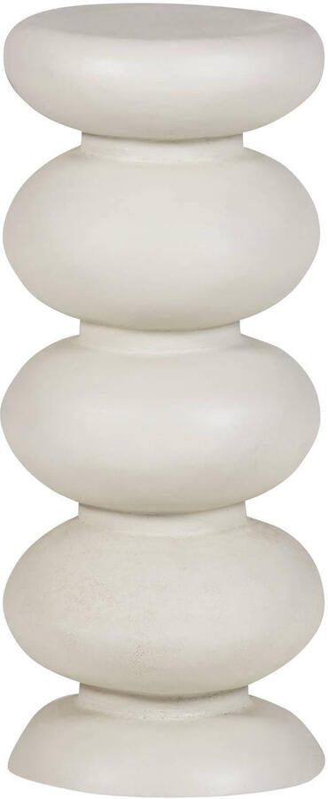 WOOOD Ronde Bijzettafel Brilo 29cm Crème