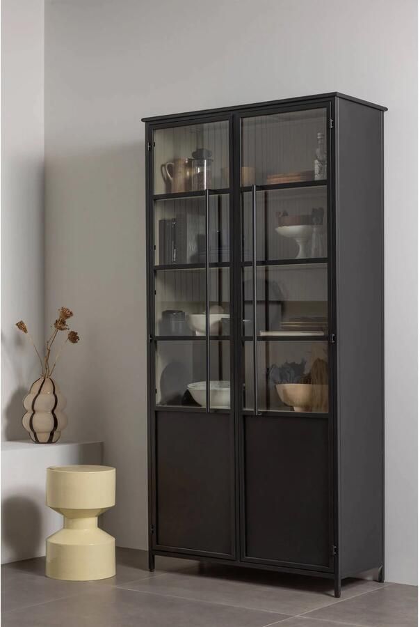 WOOOD | Hidde bijzettafel metaal geel | Woonkamertafels | Bijzettafel - Foto 2