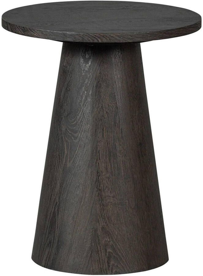 WOOOD | Maan salontafel mdf donkerbruin 50xØ40cm | Woonkamertafels | Salontafel