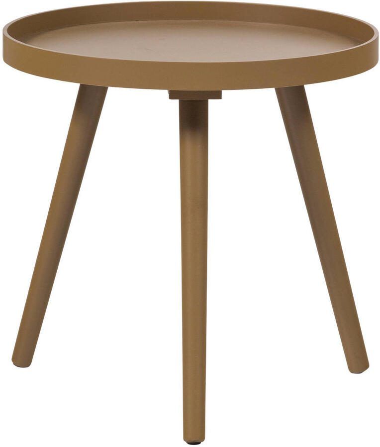 WOOOD Ronde Bijzettafel Sasha 41cm Honinggeel