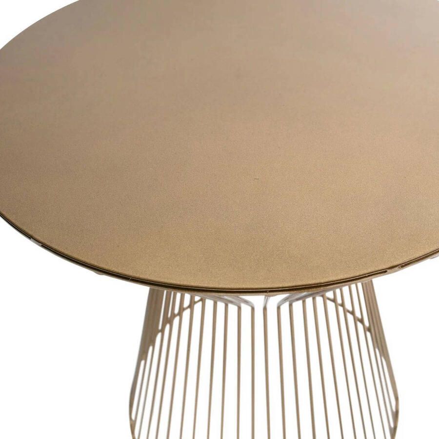 WOOOD | Suus Bijzettafel Metaal Goud | Woonkamertafels | Bijzettafel - Foto 2