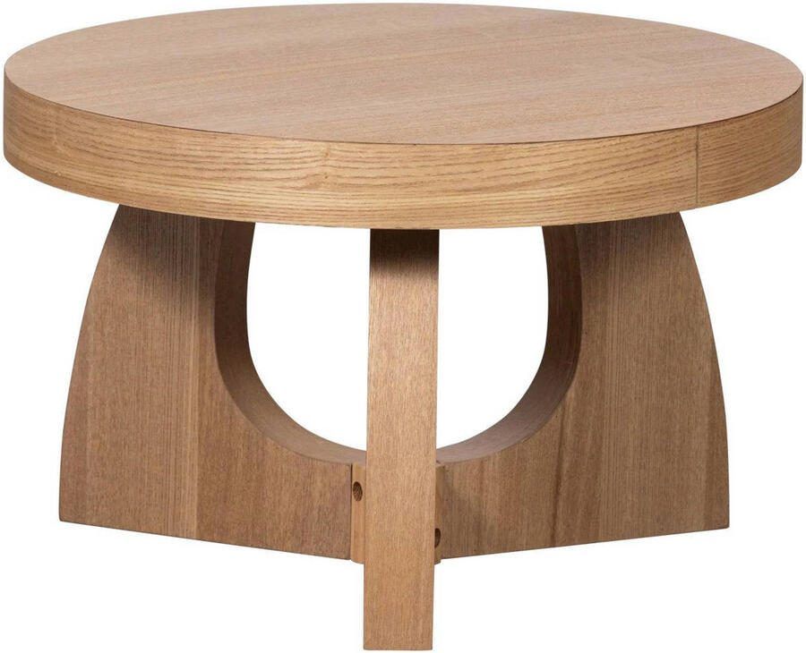WOOOD | Tala bijzettafel mdf fineer naturel 35xØ55cm | Woonkamertafels | Bijzettafel - Foto 2