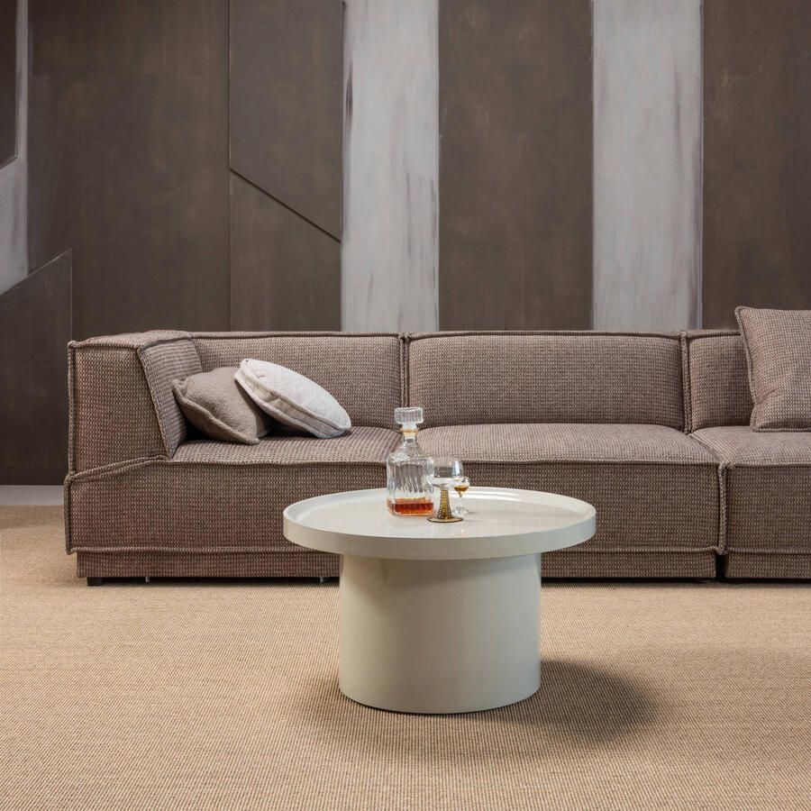 WOOOD Ronde Salontafel Veluna 70cm Zand - Foto 2