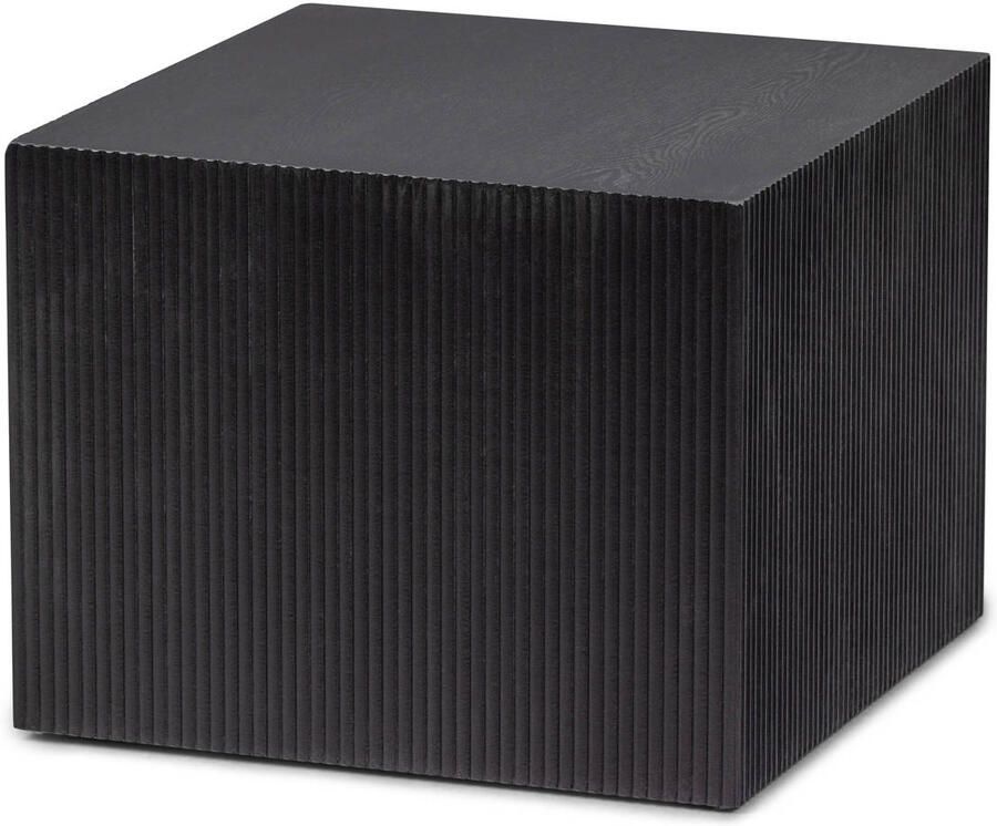 WOOOD | Sanne Bijzettafels Vierkant Zwart set 2 | Woonkamertafels | BijzettafelBijzettafelset - Foto 4