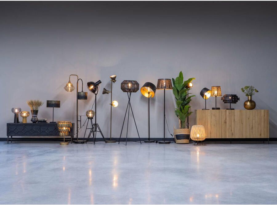 BePureHome Blackout Vloerlamp Metaal Zwart 160x30x43 - Foto 4