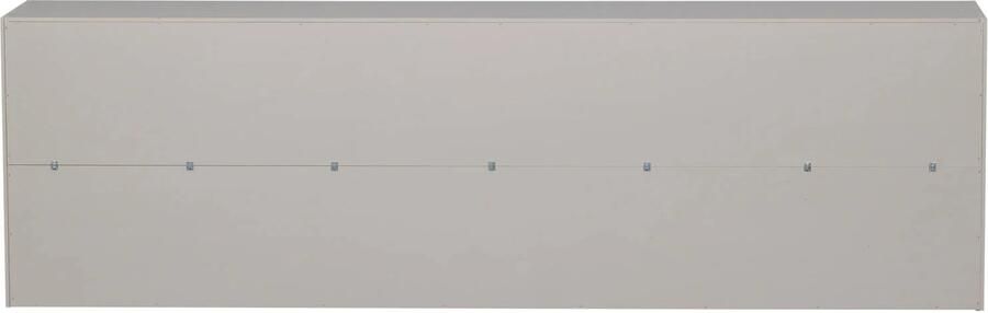 WOOOD Opzetkast Klink met doorzichtige schuifdeuren h 60 cm x b 200 cm