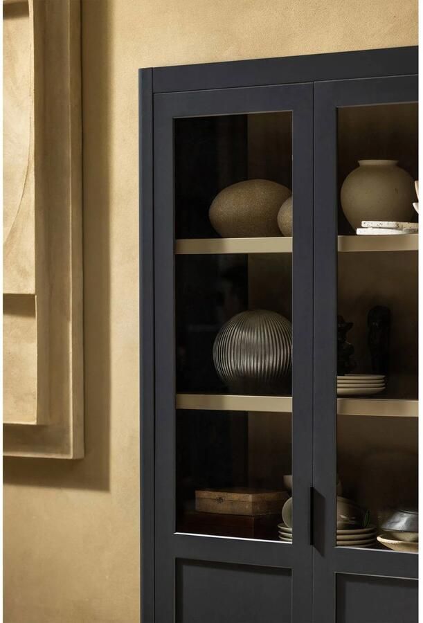 WOOOD | Gunnar buffetkast grenen matzwart mud | Woonkamer meubels | Buffetkast | Kast - Foto 2