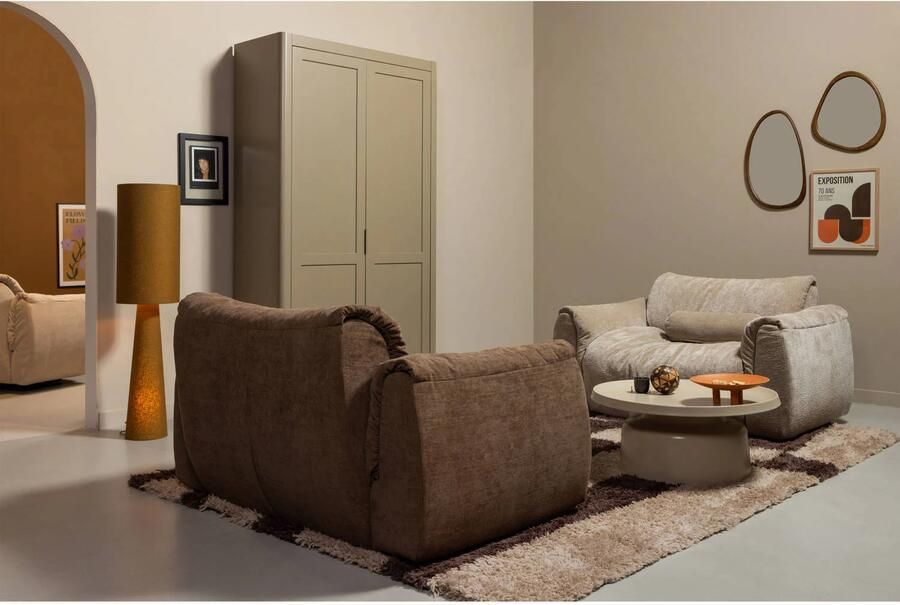 WOOOD | Gunnar opbergkast grenen mud | Woonkamer meubels | Buffetkast | Kast - Foto 2