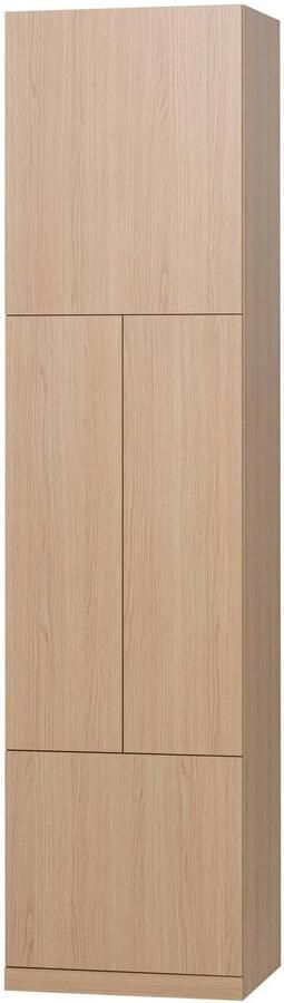 WOOOD Build Smalle Opbergkast Eiken Fineer Naturel 215x54x41