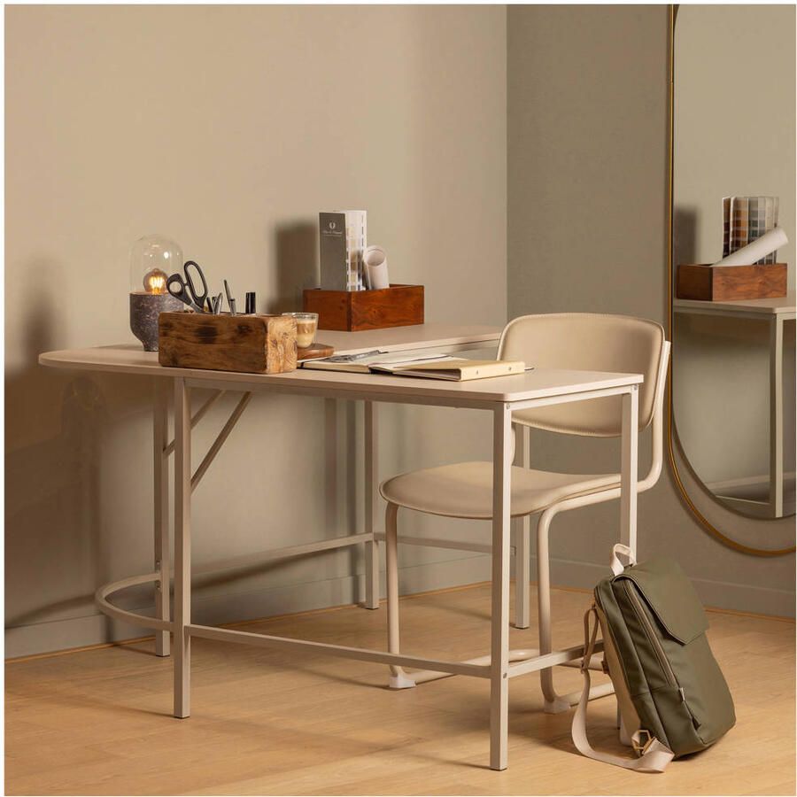 WOOOD | Mike hoekbureau hout metaal dust | Woonkamertafels | Bureau