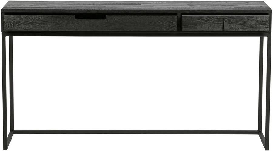 WOOOD Bureau Silas twee lades hout gedeeltelijk massief h 75 cm x b 140 cm - Foto 4