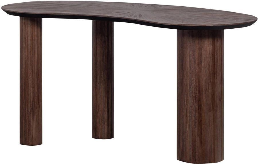 WOOOD | Sun organische sidetable bureau recycled teak bruin | Woonkamertafels | Bureau
