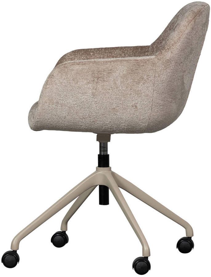 WOOOD | Morros bureaustoel taupe | Zitmeubels woonkamer | Bureaustoel - Foto 2