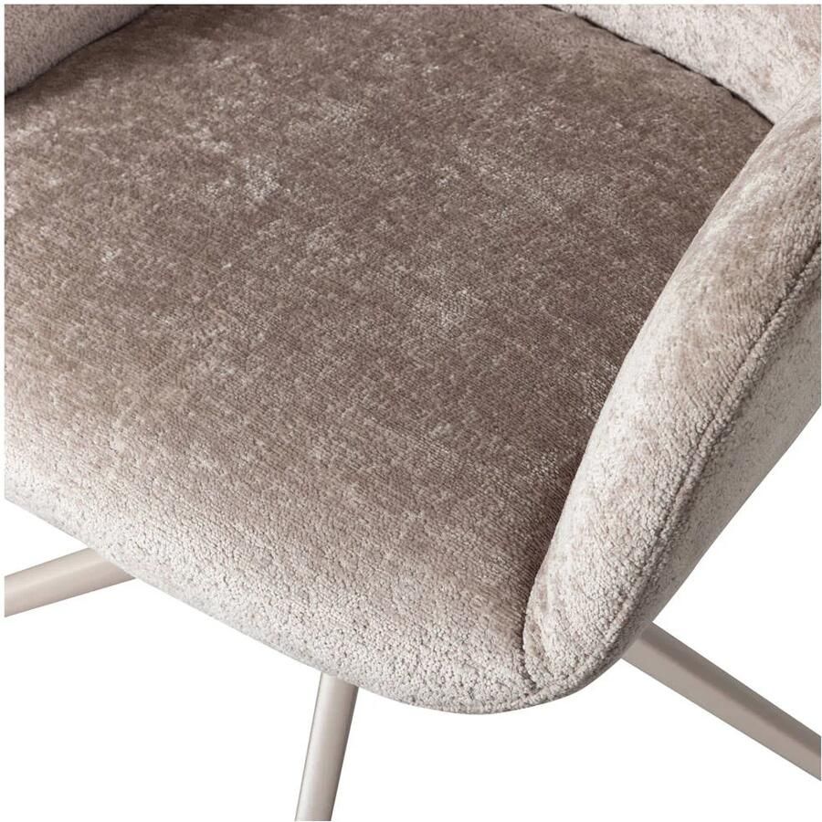 WOOOD | Morros bureaustoel taupe | Zitmeubels woonkamer | Bureaustoel