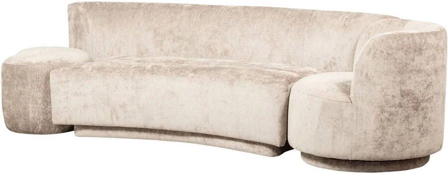BePureHome | Popular combi: bankje fauteuil poef naturel | Zitmeubels woonkamer | 2-zitsbank2 5-zitsbank3-zitsbank