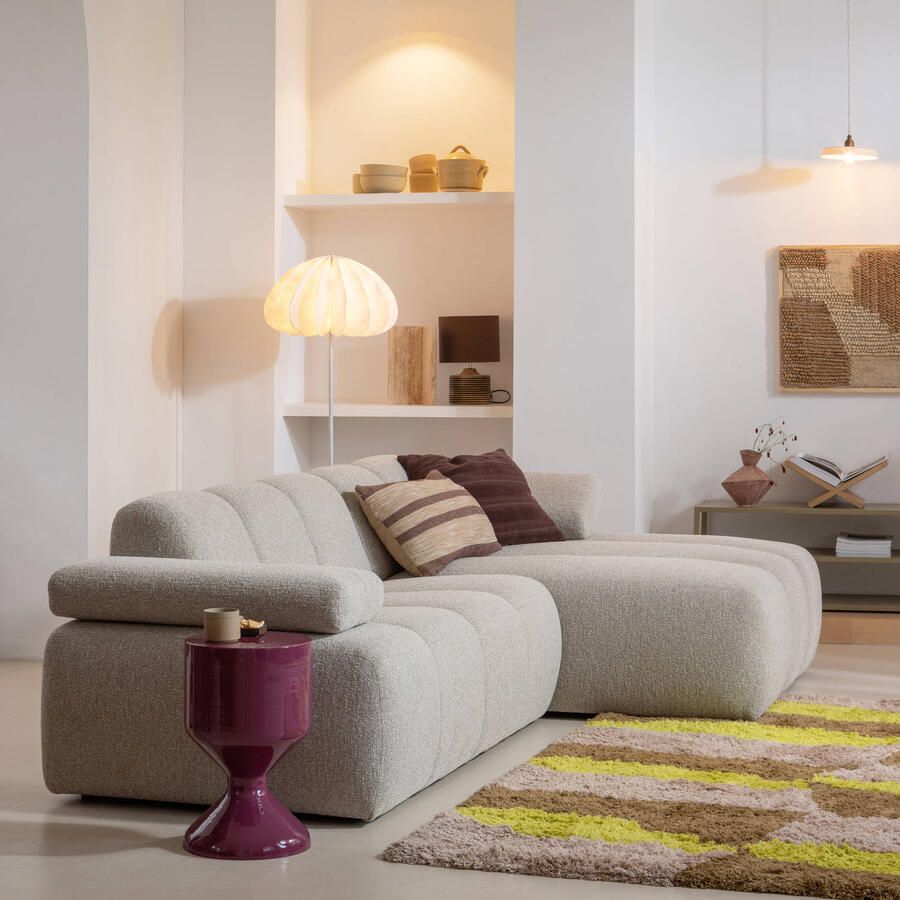 WOOOD | Dalia vloerlamp papier wit 150xo50cm | Woonaccessoires | Vloerlamp