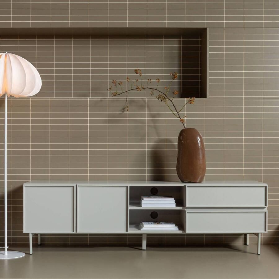 WOOOD | Dalia vloerlamp papier wit 150xo50cm | Woonaccessoires | Vloerlamp - Foto 2