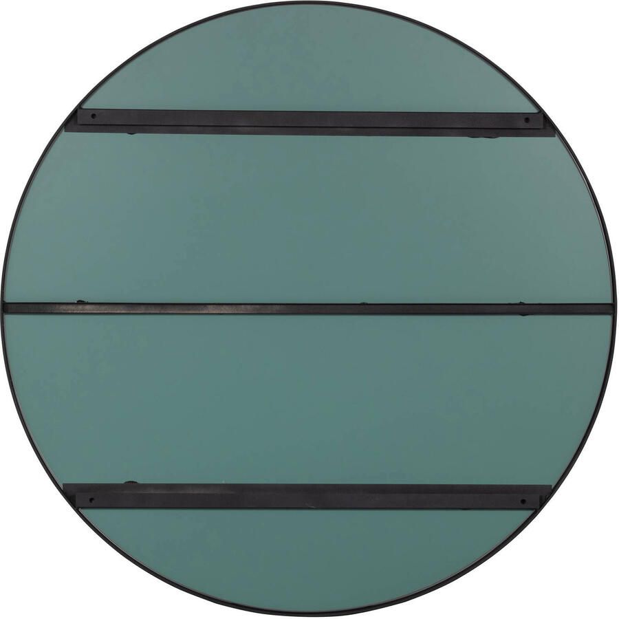 WOOOD | Doutzen Spiegel Metaal Zwart -Ø115cm | Woonaccessoires | Spiegel - Foto 2