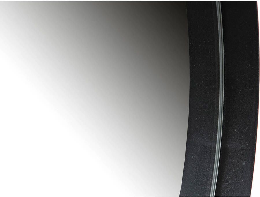 WOOOD | Doutzen Spiegel Metaal Zwart -Ø115cm | Woonaccessoires | Spiegel - Foto 3