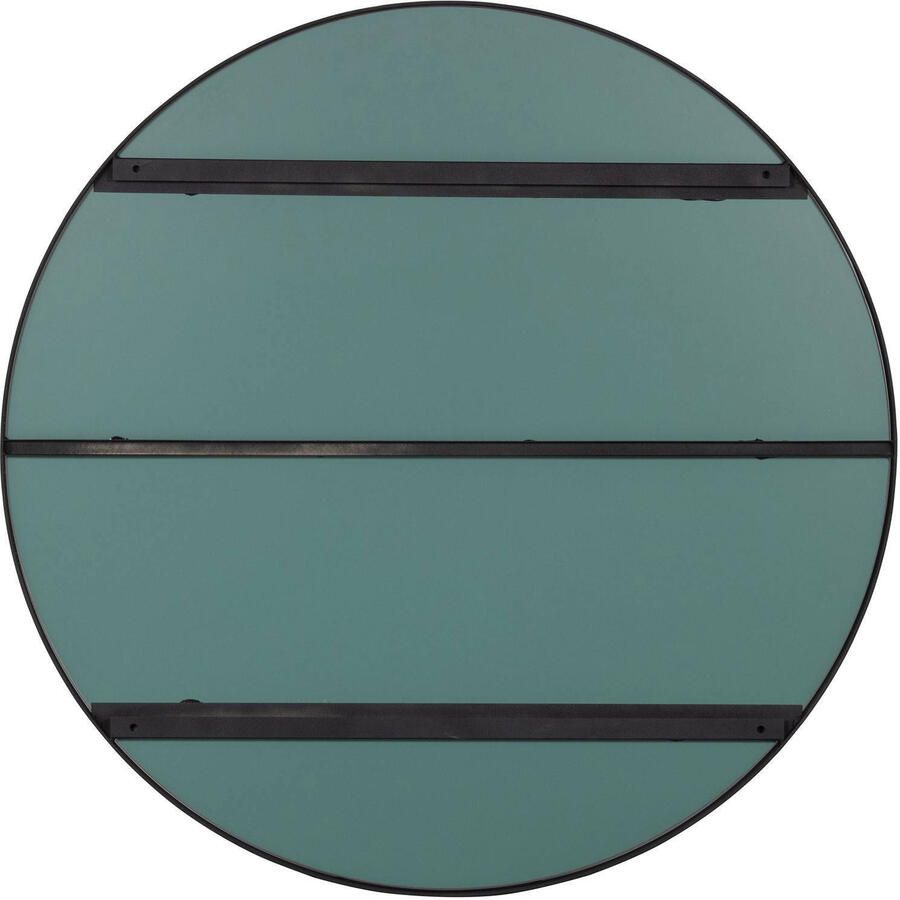 WOOOD | Doutzen Spiegel Metaal Zwart -Ø115cm | Woonaccessoires | Spiegel - Foto 2