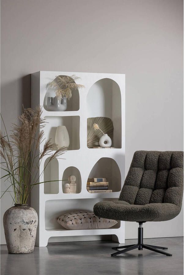 WOOOD | Job Draaifauteuil Teddy Groen | Zitmeubels woonkamer | Draaifauteuil - Foto 5