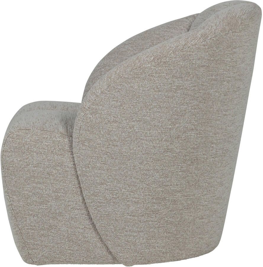 WOOOD Draaifauteuil Mojo Bouclé Ecru