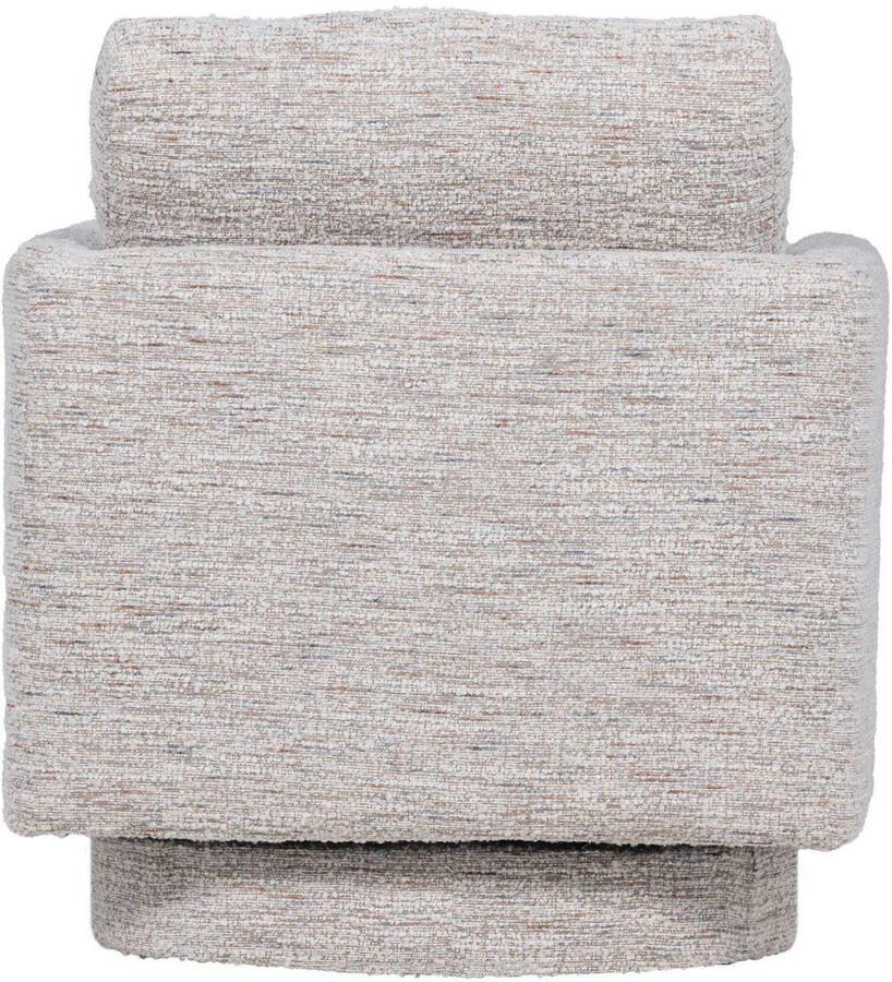 WOOOD | Oska draaifauteuil naturel melange | Zitmeubels woonkamer | Draaifauteuil