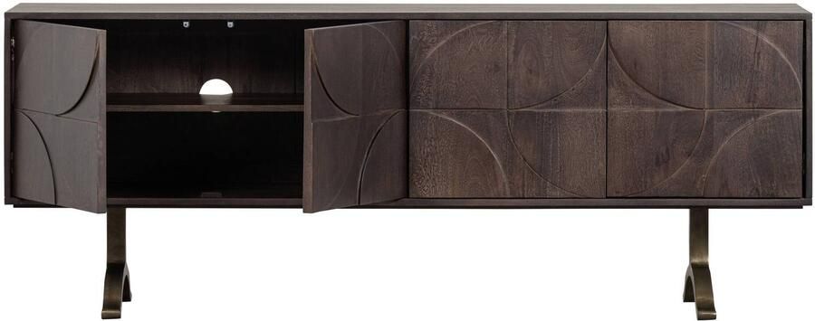 BePureHome | Draw Dressoir Mango Hout Walnoot | Woonkamer meubels | Dressoir - Foto 5