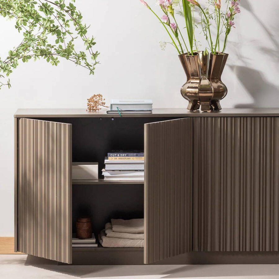 WOOOD | Nova dressoir 200cm grenen truffel bruin | Woonkamer meubels | Dressoir - Foto 3