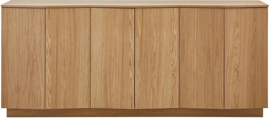 Woood Zuma dressoir Push-To-Open Eiken Transparant 85x22x45 - Foto 4