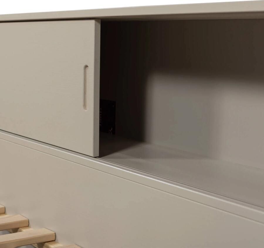 WOOOD | Carter bed grenen dust 90x200cm | Slaapkamer meubels | Ledikant