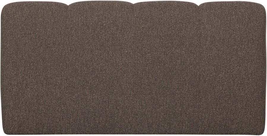 WOOOD | Mojo bankje 160cm met rugleuning boucle bruin melange | Zitmeubels woonkamer | 2-zitsbank - Foto 3