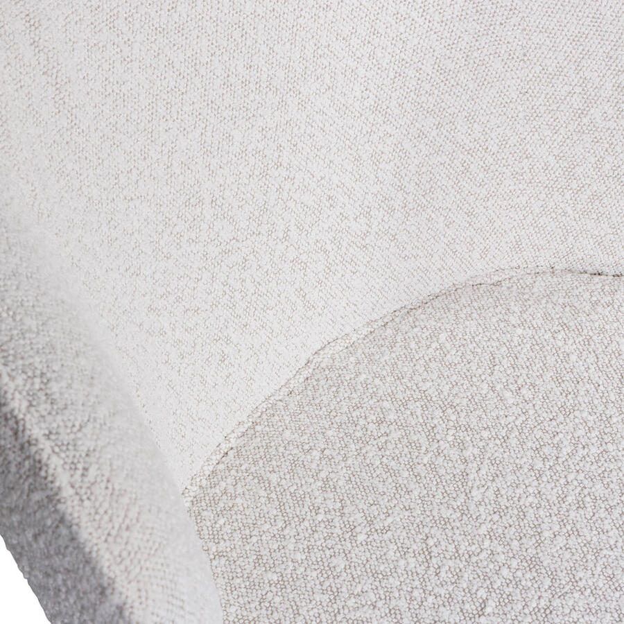 BePureHome Admit Eetkamerstoelen Bouclé Naturel Set van 2 - Foto 4