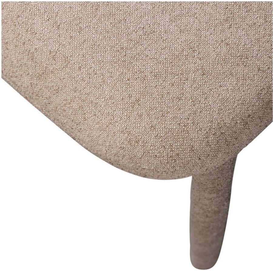 BePureHome Noble Eetkamerstoelen Polyester Zand Set van 2 - Foto 2