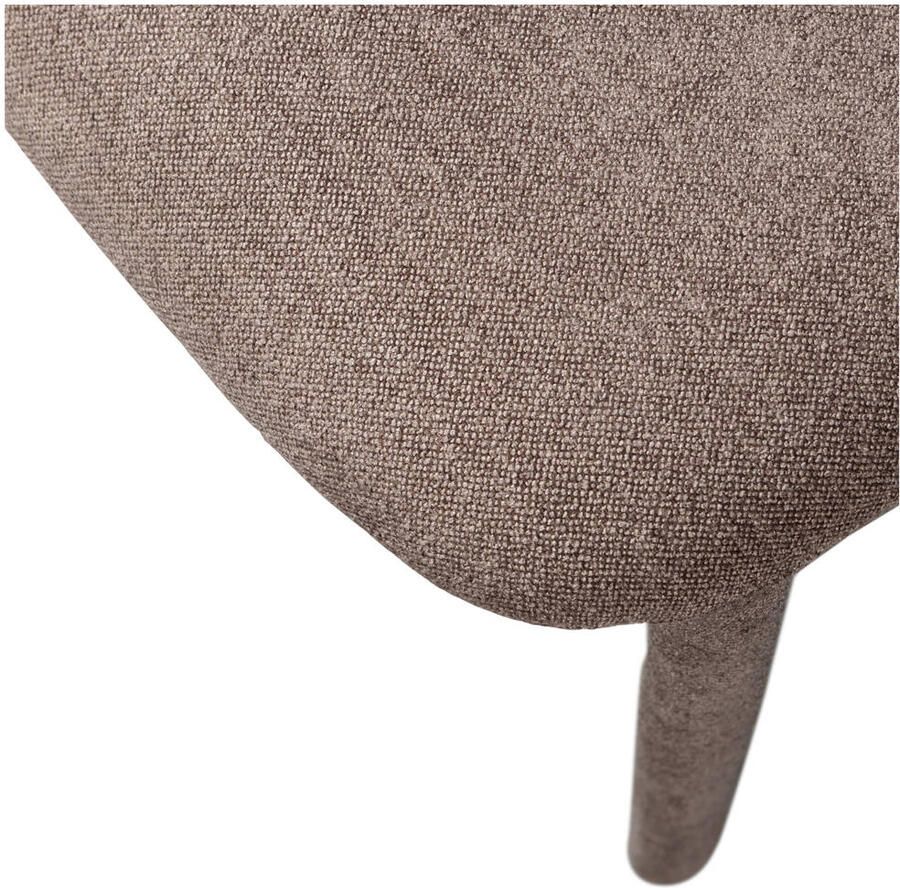BePureHome Noble Eetkamerstoelen Polyester Taupe Set van 2 - Foto 3