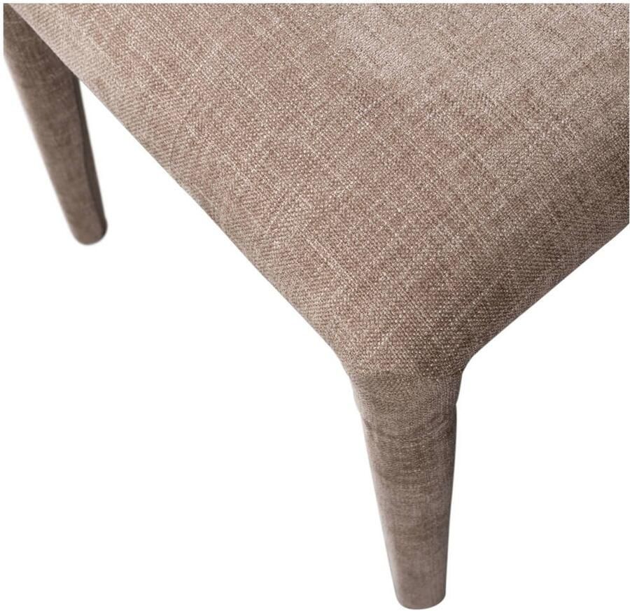BePureHome Permit Eetkamerstoelen Polyester Zand Set van 2 - Foto 3