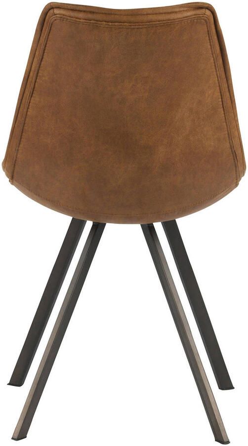 WOOOD | Set 2 Swen Eetkamerstoel Cognac | Zitmeubels eetkamer | Armstoel - Foto 9