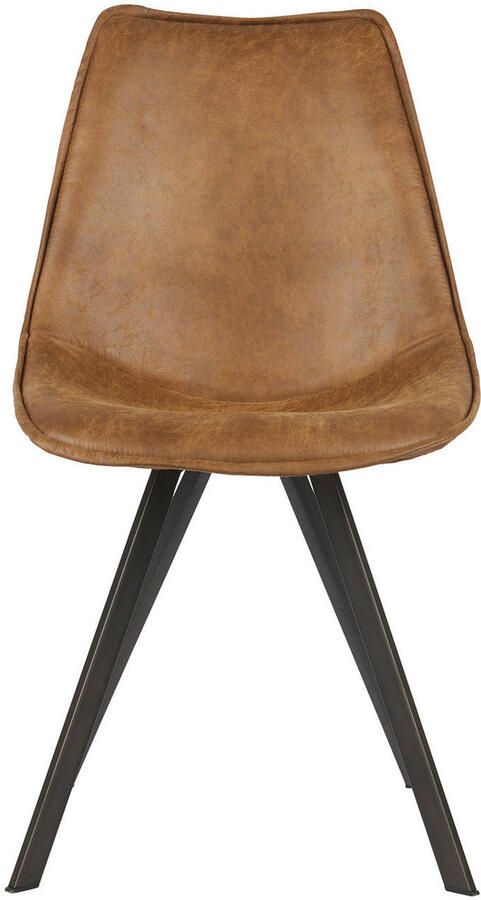 WOOOD | Set 2 Swen Eetkamerstoel Cognac | Zitmeubels eetkamer | Armstoel - Foto 10