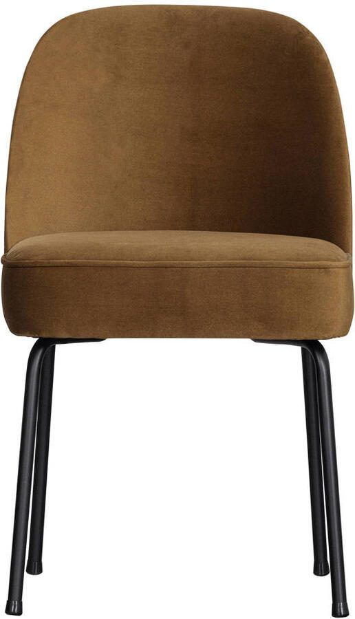 BePureHome Vogue Eetkamerstoelen Fluweel Honinggeel Set van 2 - Foto 2