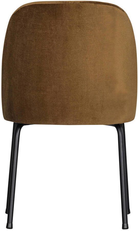 BePureHome Vogue Eetkamerstoelen Fluweel Honinggeel Set van 2 - Foto 3
