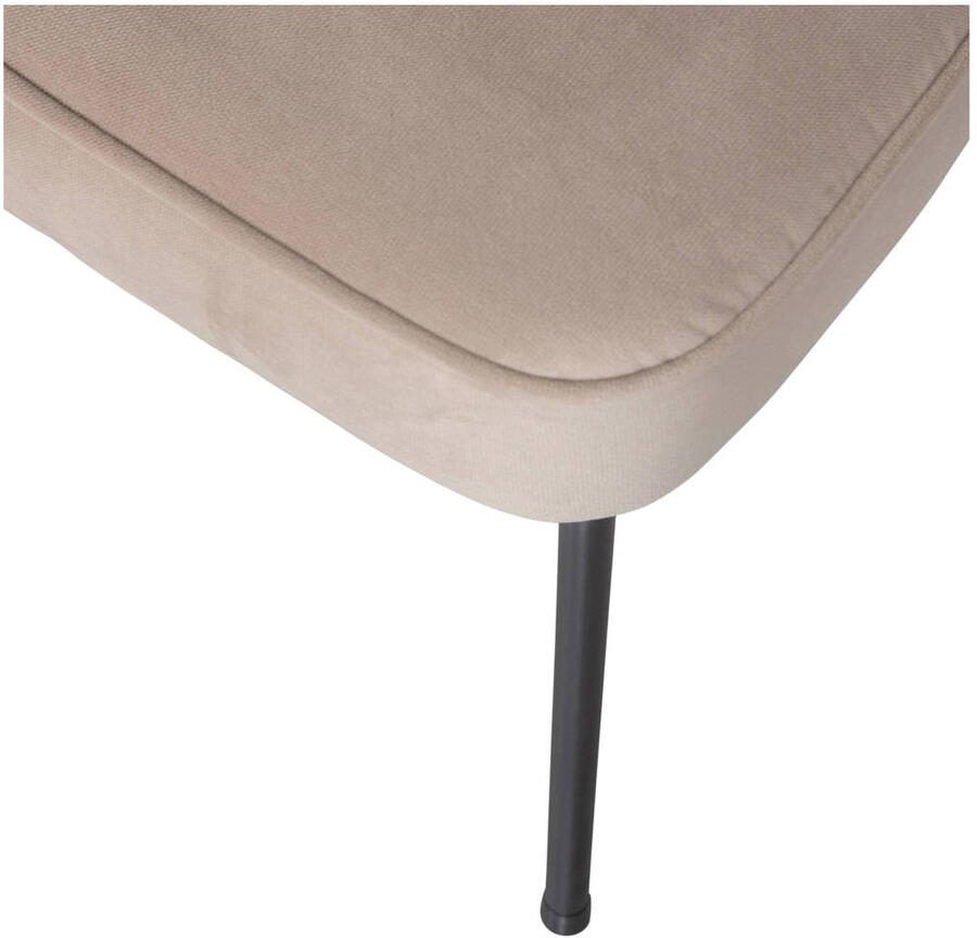 BePureHome Vogue Eetkamerstoelen Fluweel Khaki Set van 2 - Foto 2