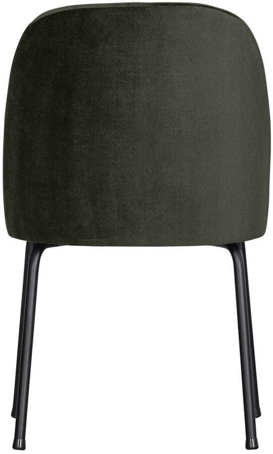 BePureHome Vogue Eetkamerstoelen Fluweel Donkergroen Set van 2 - Foto 4