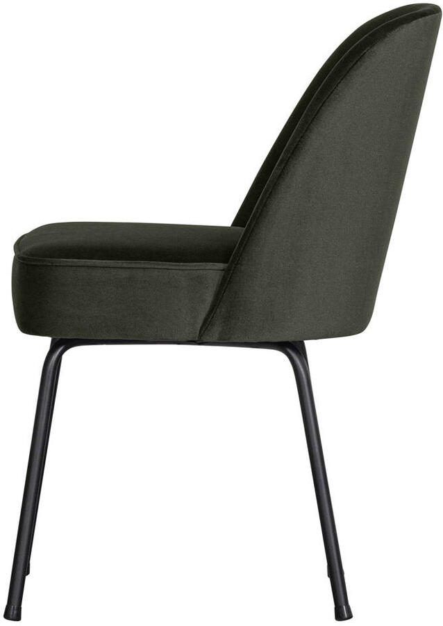 BePureHome Vogue Eetkamerstoelen Fluweel Donkergroen Set van 2 - Foto 3