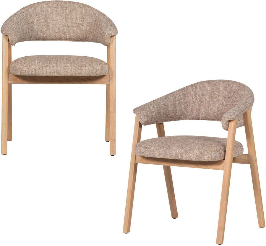 WOOOD eetkamerstoel (set van 2) Tunar