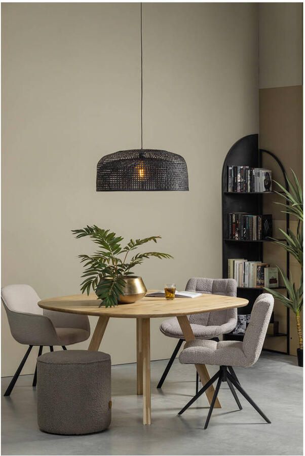 WOOOD Exclusive | Vinny Eetkamerstoel Bouclé Zand | Zitmeubels eetkamer | Eetkamerstoel - Foto 6