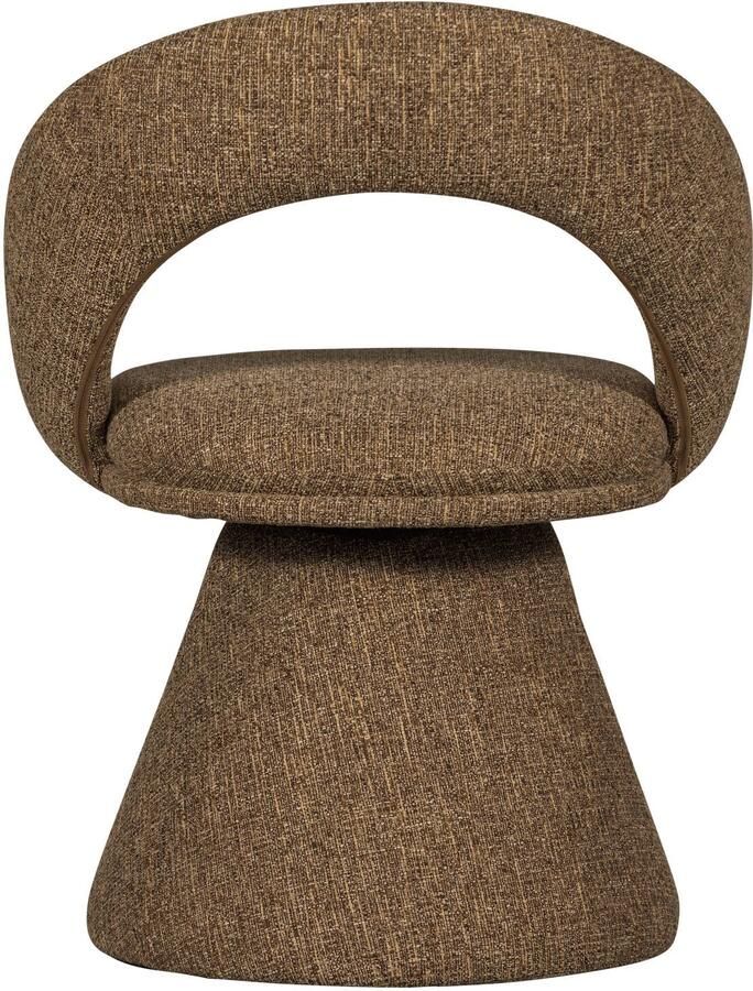 WOOOD | Winter draaibare eetkamerstoel zand melange | Eetkamerstoelen | Eetkamerstoel